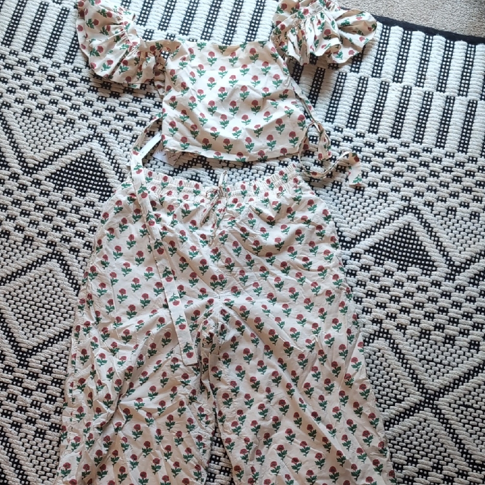 Floral Patterned Women's Jumpsuit